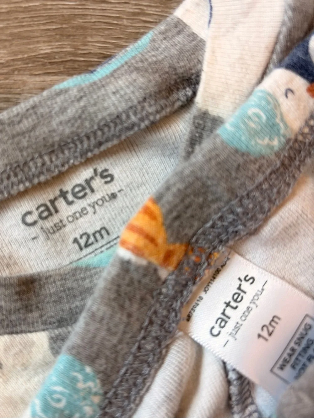 Carter's baby boys polar bear print pajama set